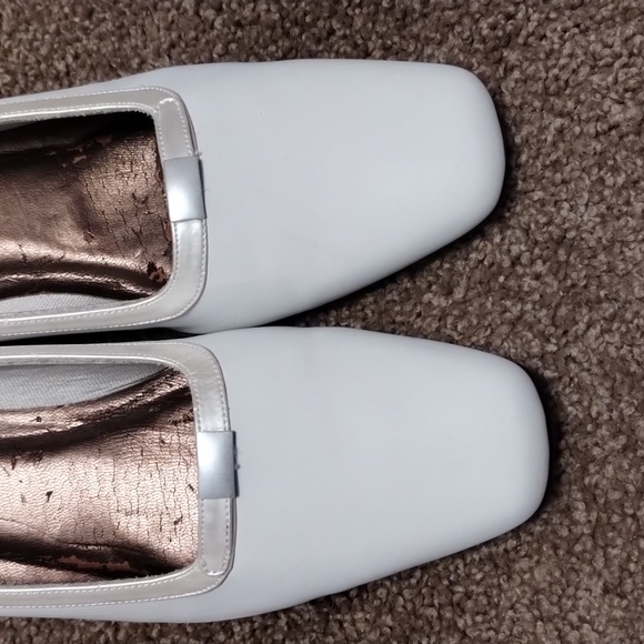 Life Stride women formal dress shoes size 7.5W white heeled shoes - Picture 3 of 11